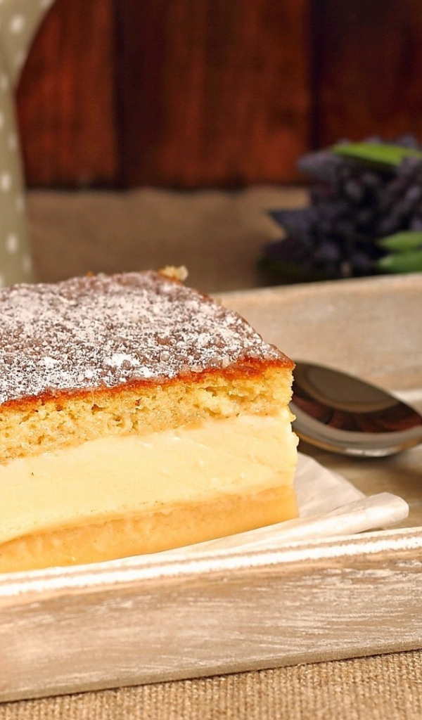 Персиковый бисквит