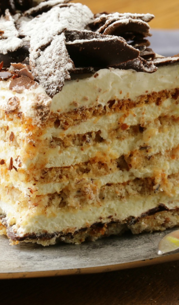 Аппетитный кусок торта