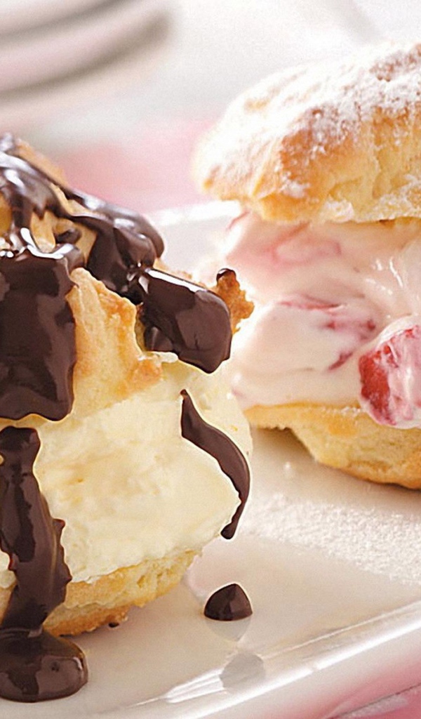 Булочки с кремом