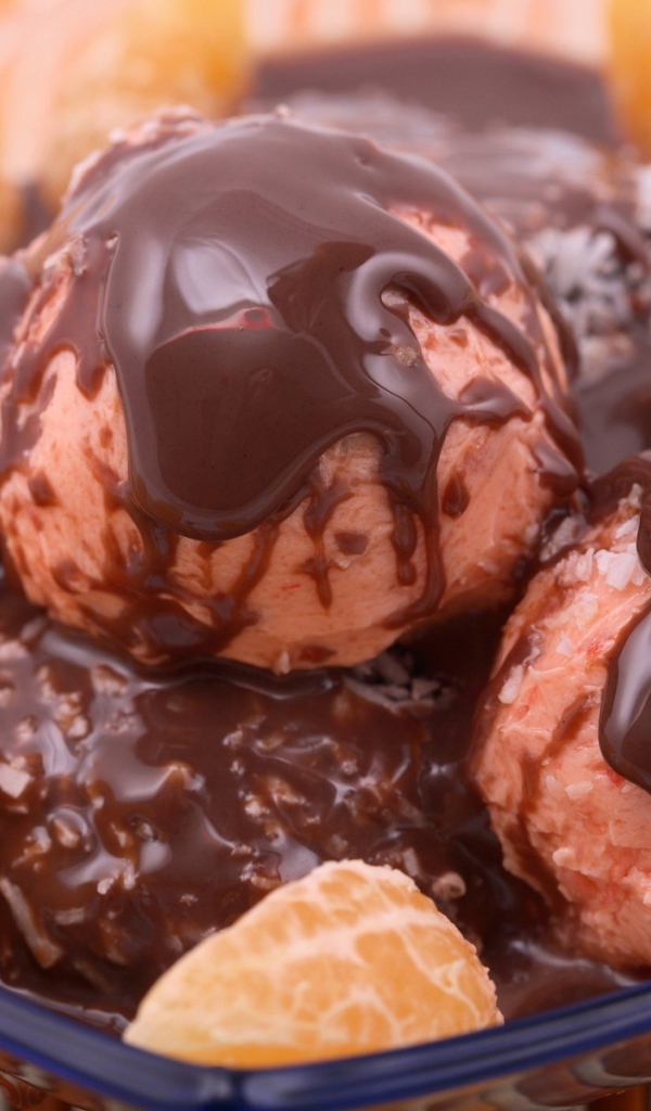 Морженое с шоколадом