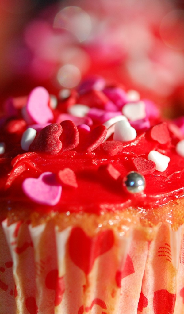 Десерт с сердечками