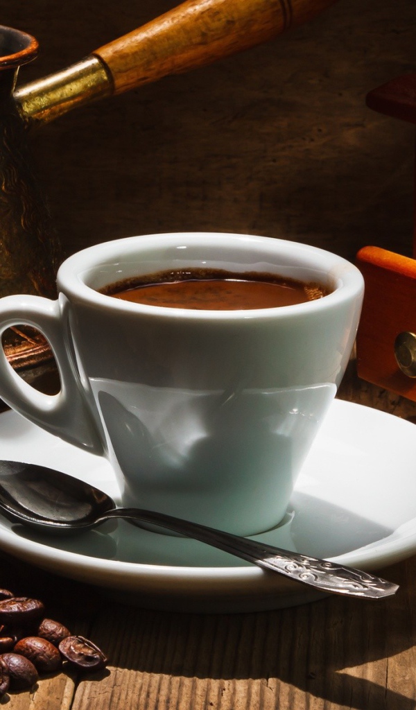 Все что нужно для приготовления кофе