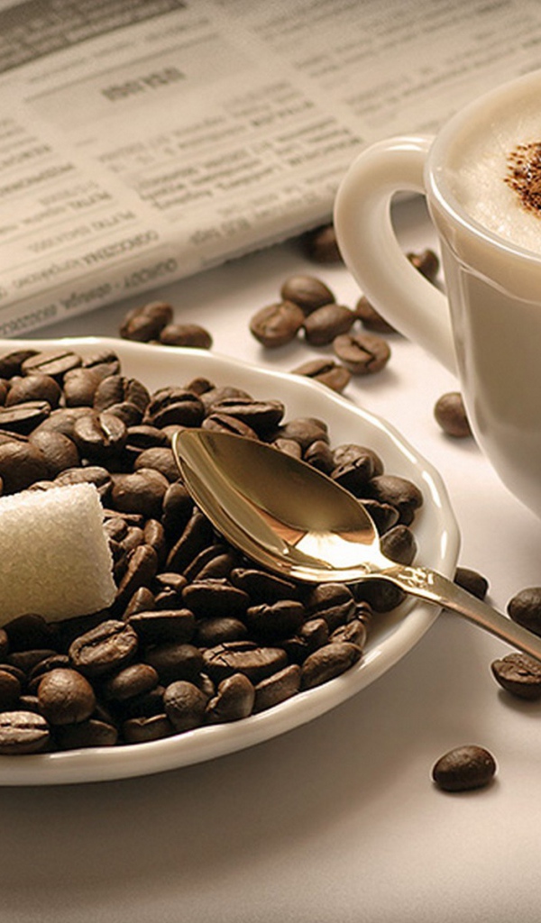 Каппучино с сахаром