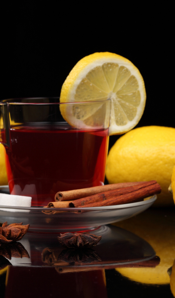 Чай с лимоном