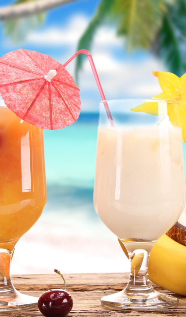 Коктейли тропические