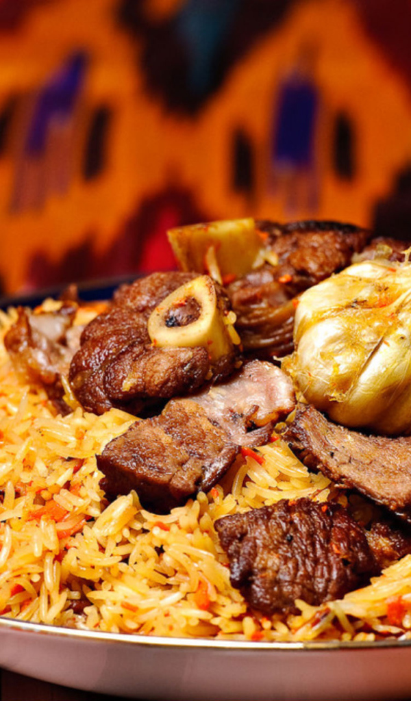 Узбекское блюдо плов