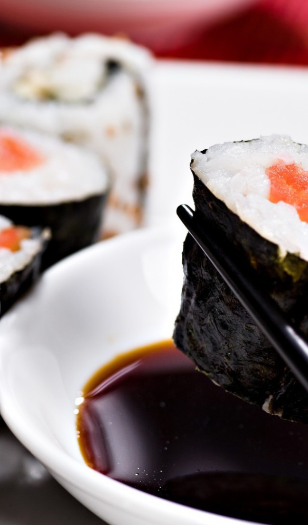 Роллы с семгой