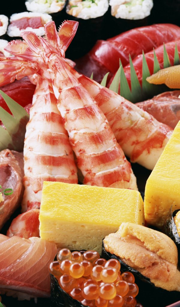 Японская еда морепродукты