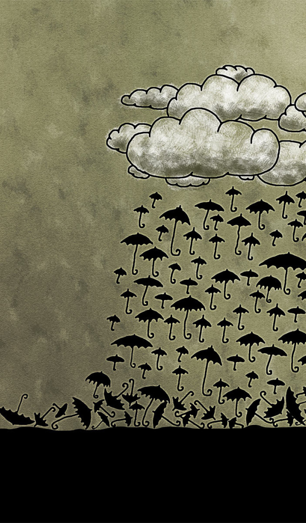 Дождь из зонтов