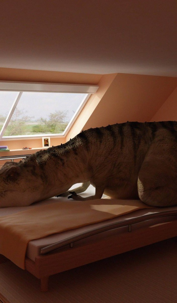 Тиранозавр в спальне