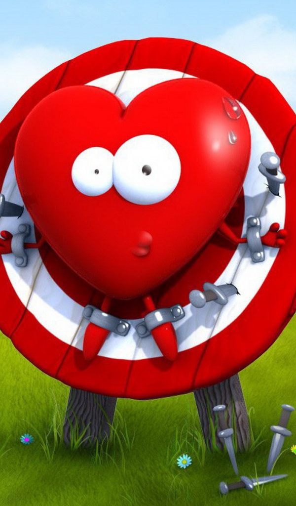 Сердечко на мишени