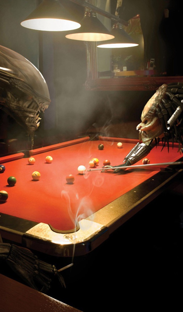 Инопланетяне играют в бильярд