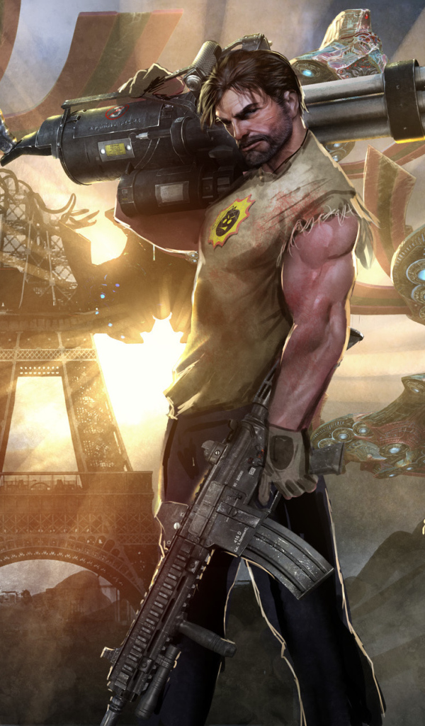 Аватар с оружием