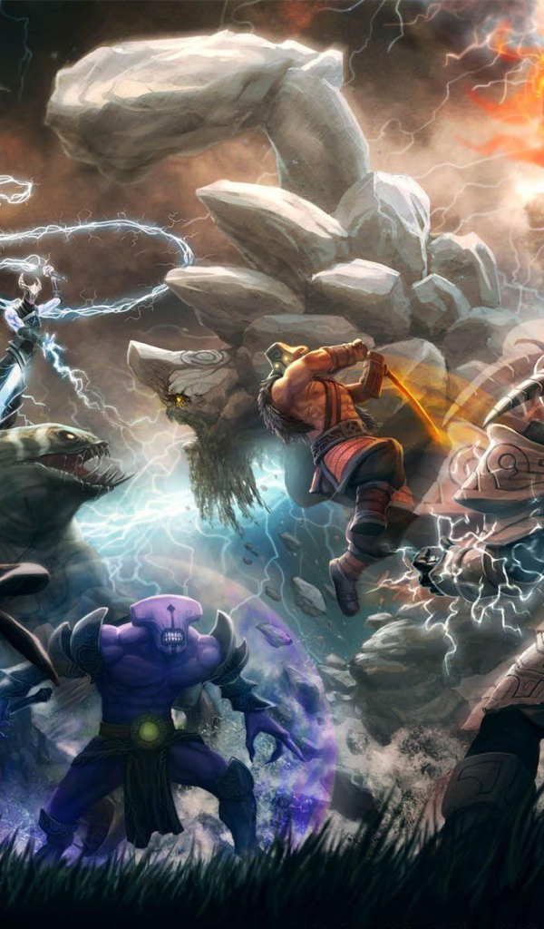 Сражение в Dota 2