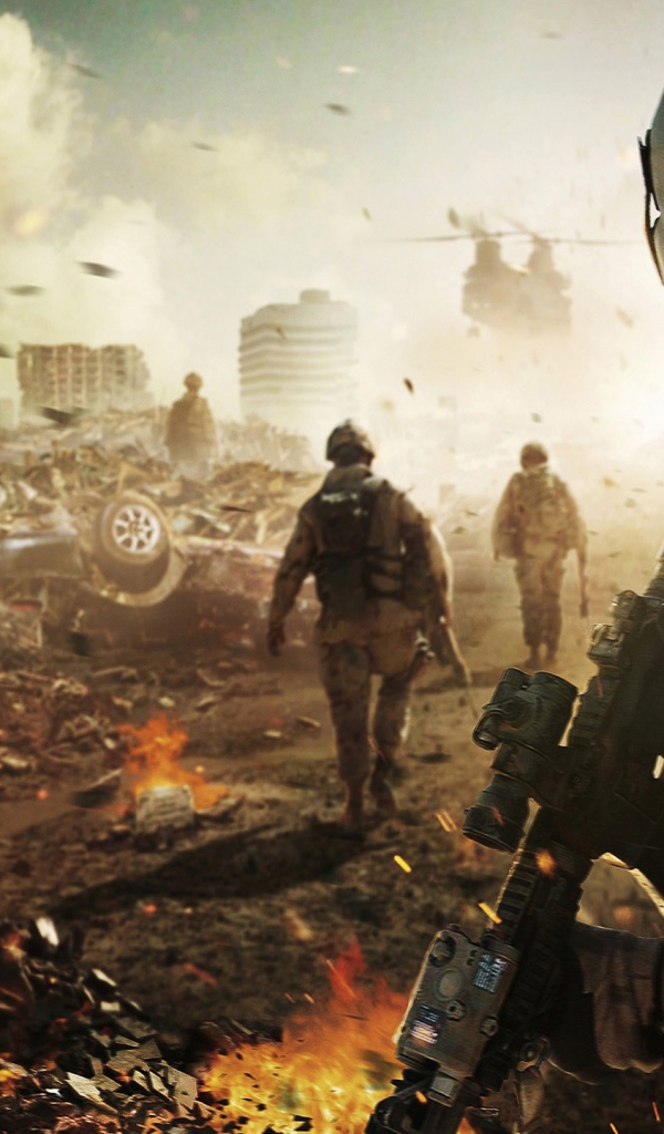 Солдат из игры Battlefield