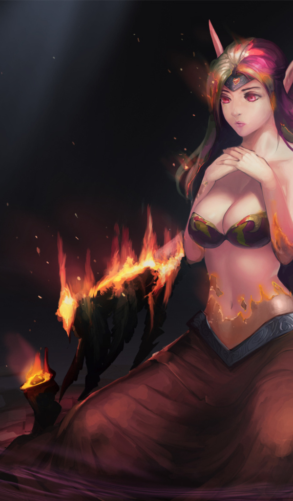 Горят крылья у демона