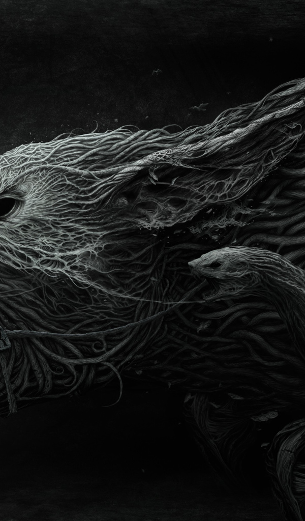 Фантастический зверь из игры Ведьмак