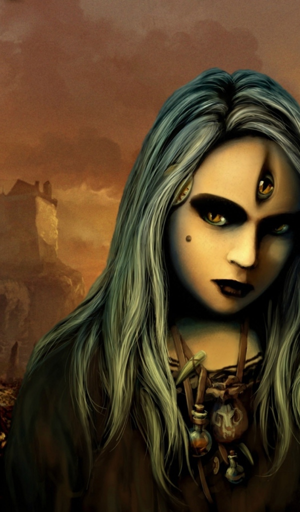 Девушка из игры Ведьмак