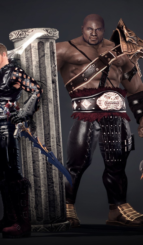 Герои видео игры с оружием