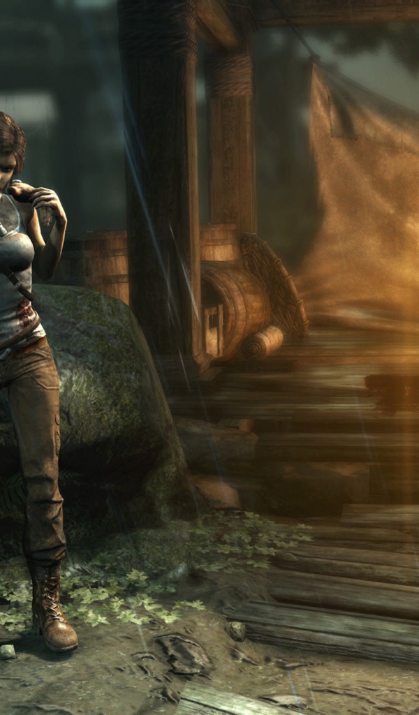 Лара Крофт в видео игре