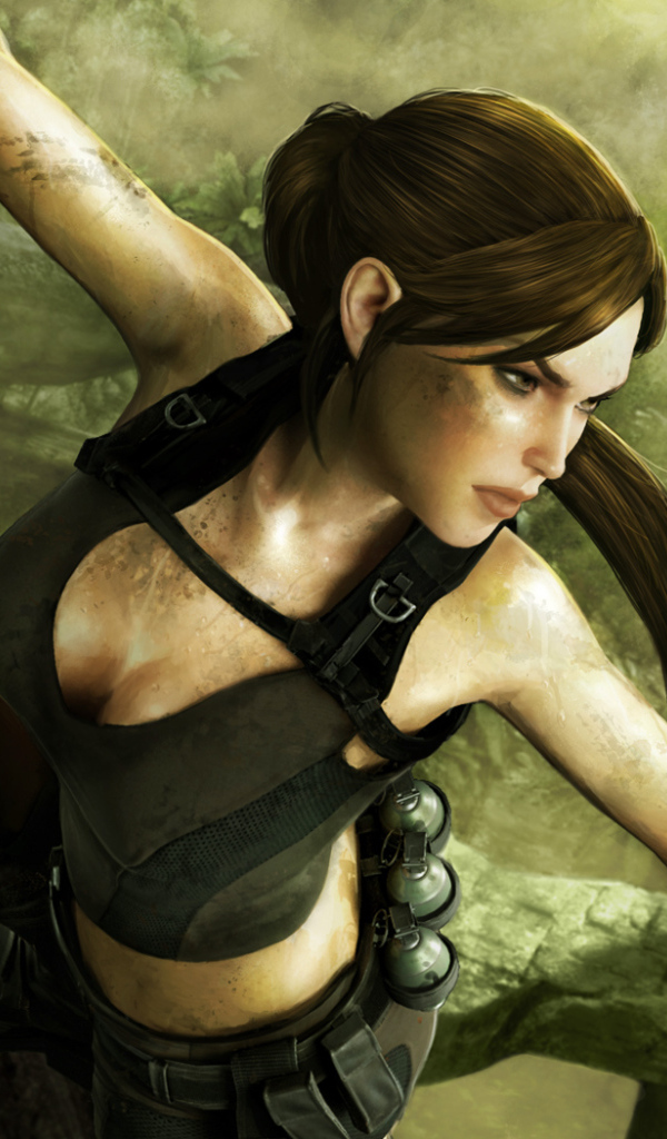 Лара Крофт в видео игре