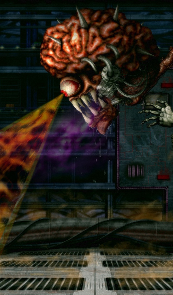 Монстр с острыми зубами