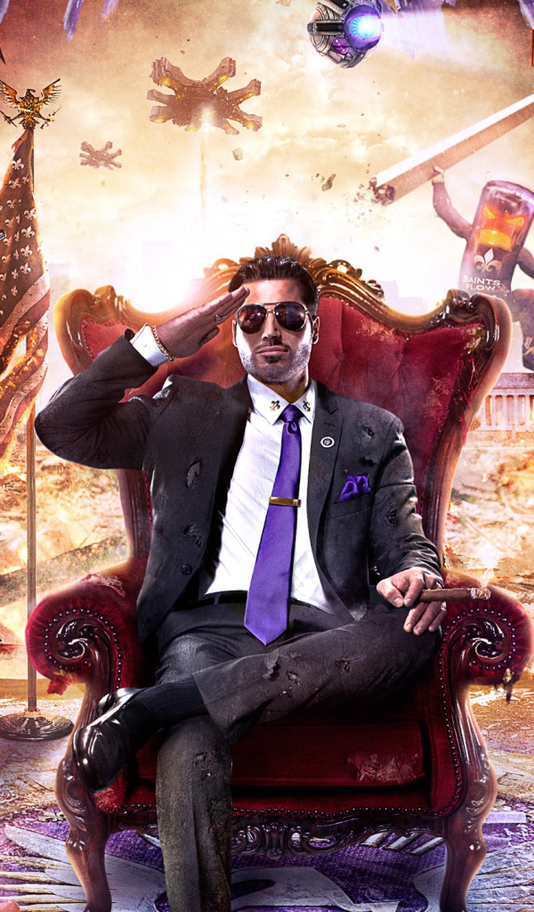 Игра Saints row iv artwork