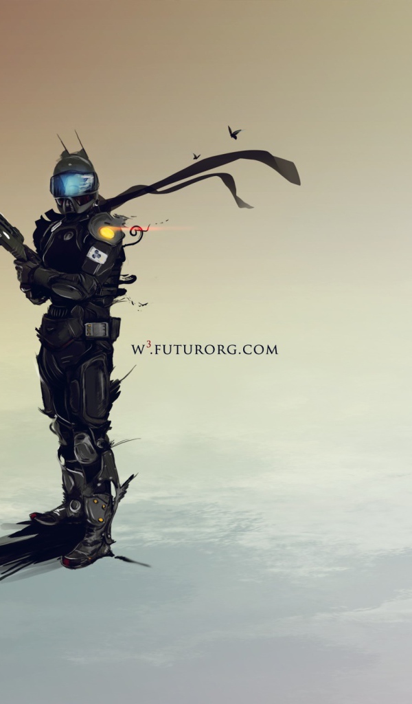 Солдат из видео игры