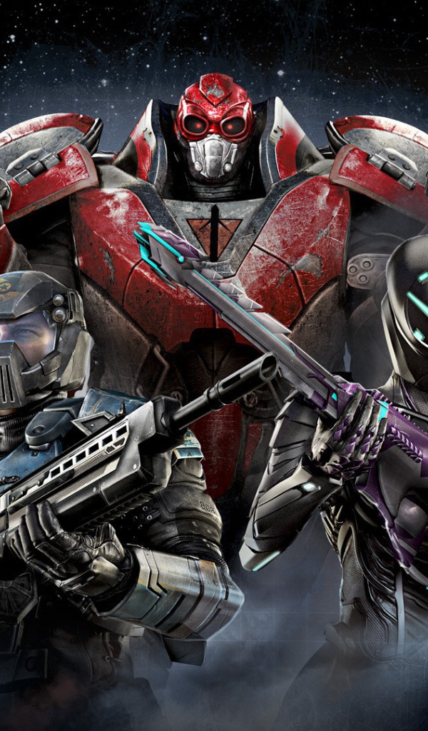 Воины с оружием из видео игры