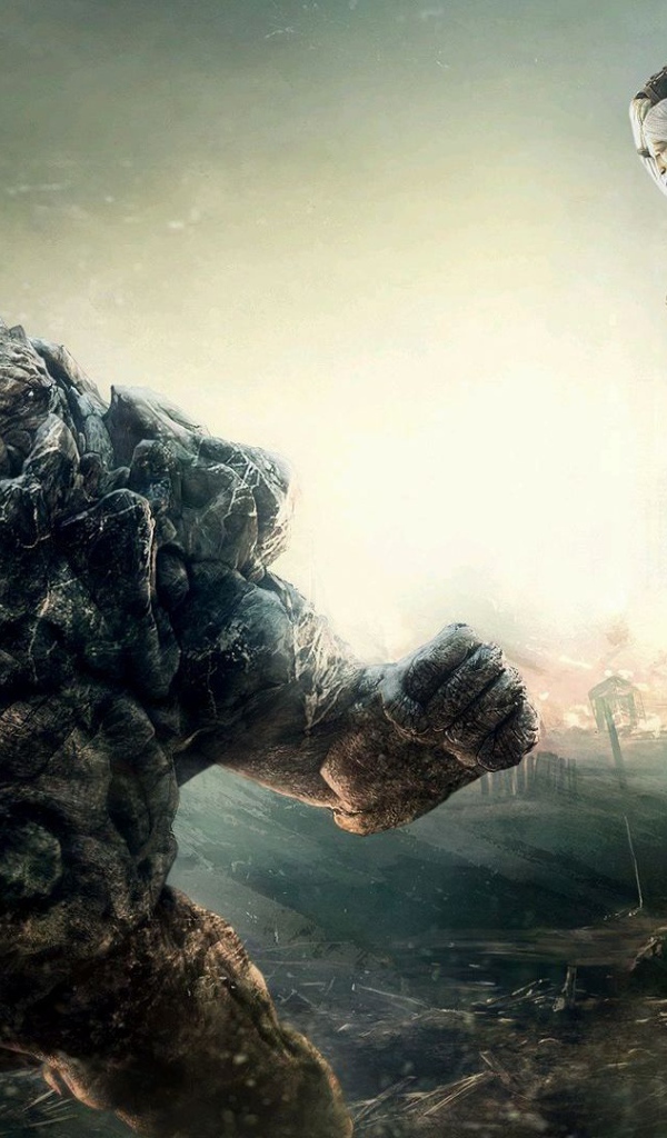 Сражение с монстром из игры Ведьмак