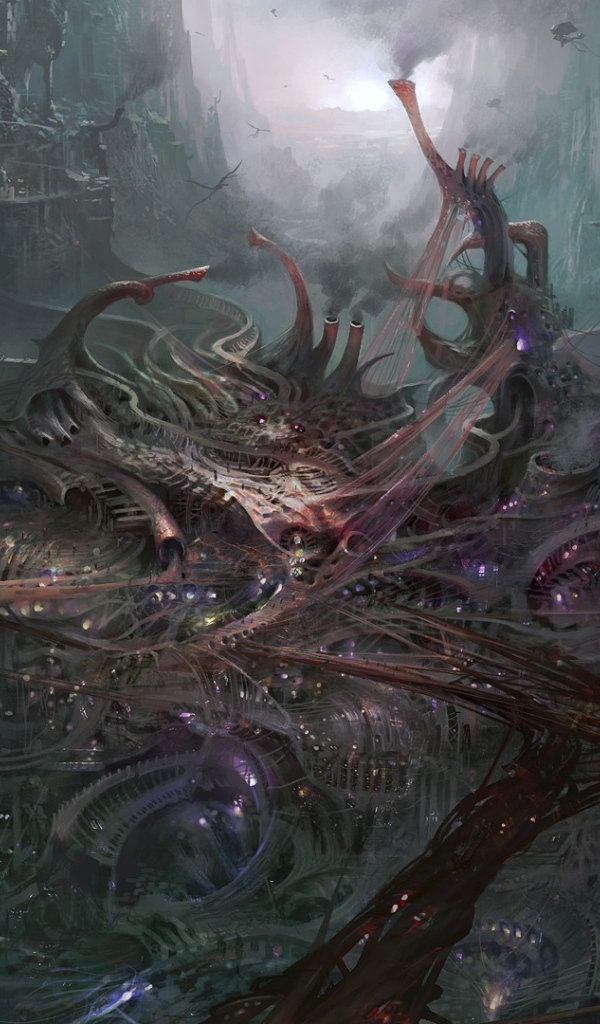 Фантастический город из видео игры