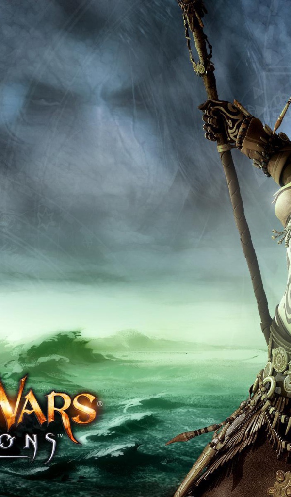 Девушка с зеленым черепом