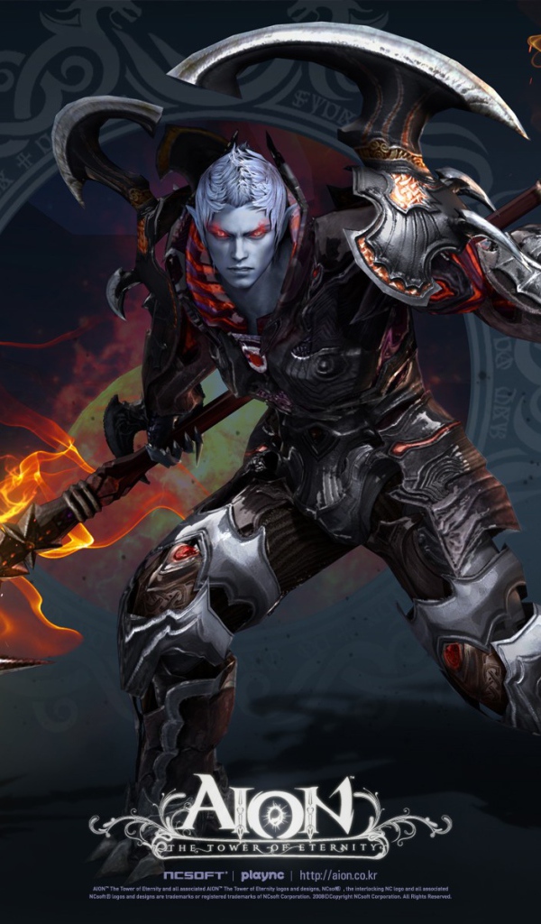 Видео игра Айон воин с оружием