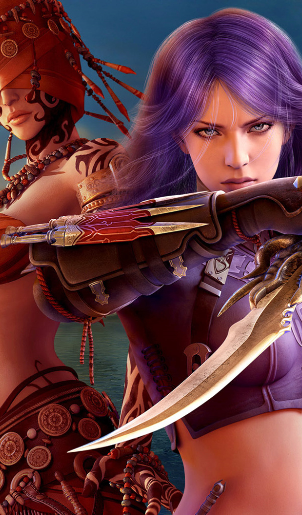 Девушки с оружием из видео игры