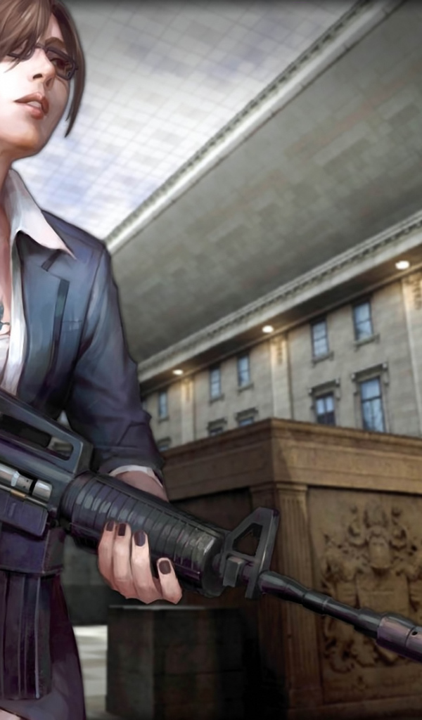 Девушка с винтовкой