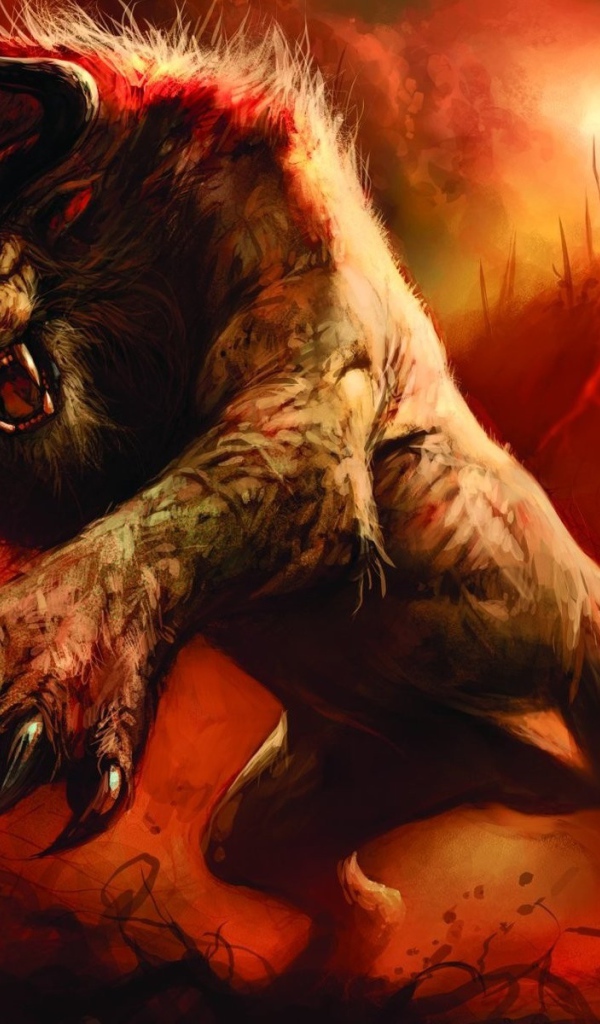 Лев с рогами из игры