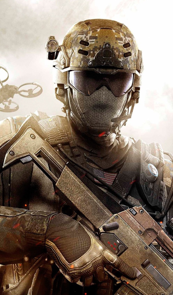 Солдат из видео игры