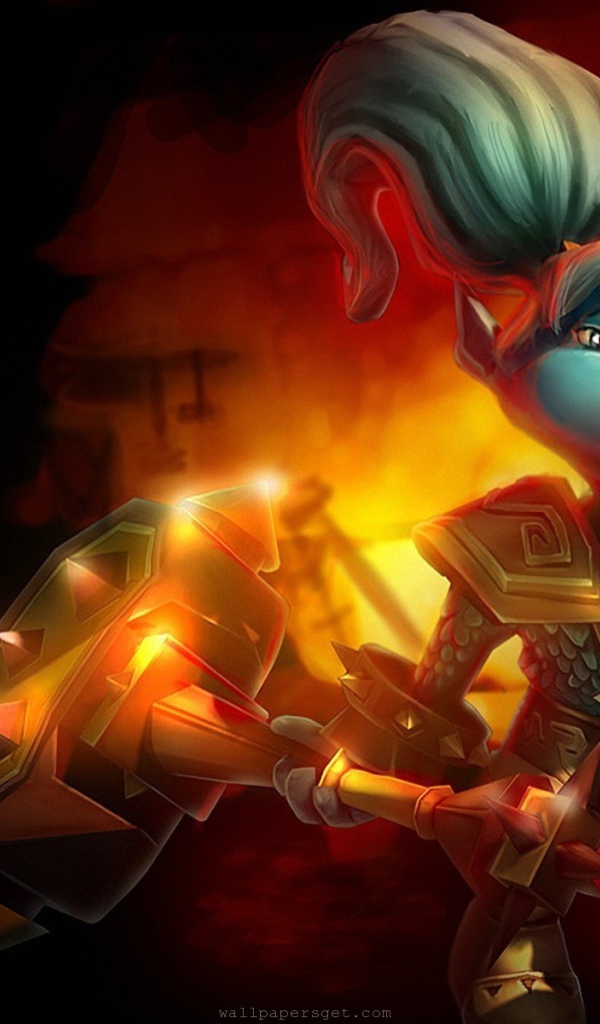 Девочка с синим лицом