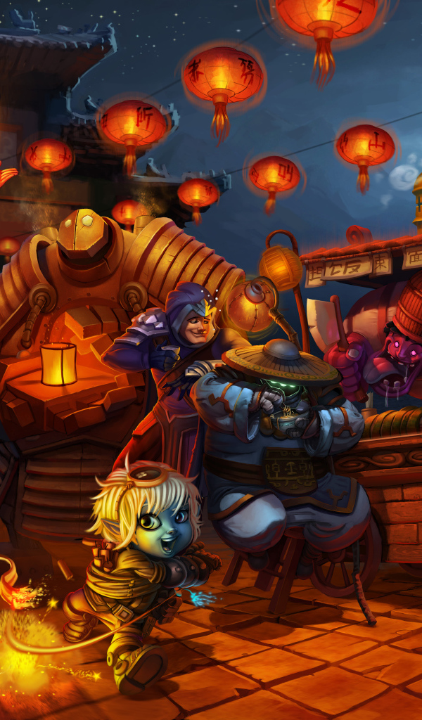 Акали , Жанна и Тристан в игре