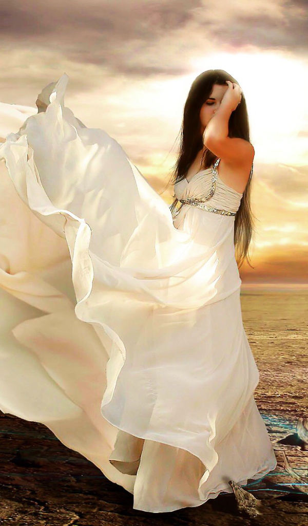 Фантастическое платье у девушки