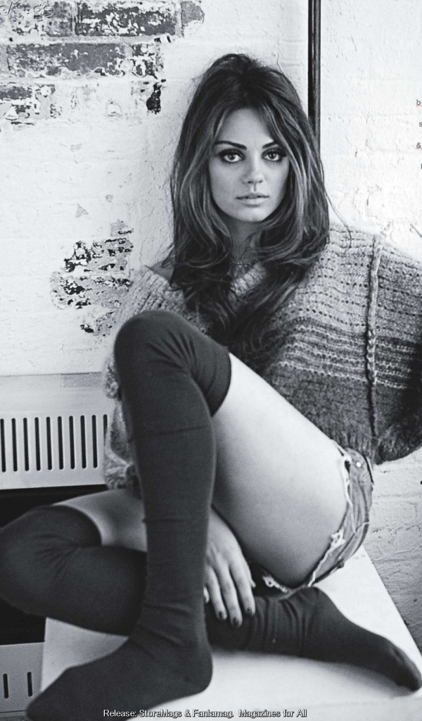Popular model Mila Kunis 