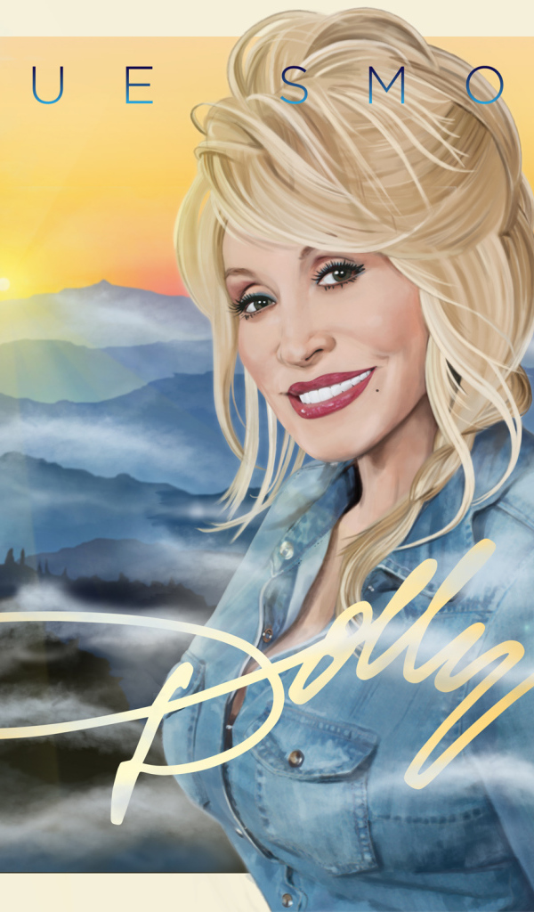 Очаровательная модель Долли Партон