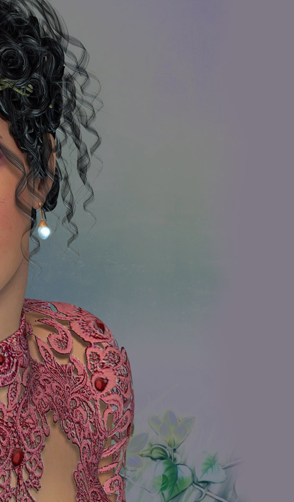 Девушка с диадемой