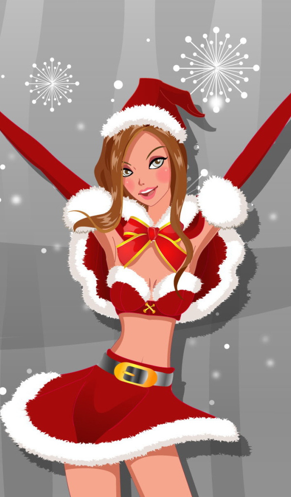 Девочка в Новогоднем костюме