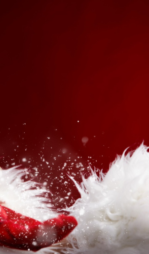 Девушка в рождественской одежде