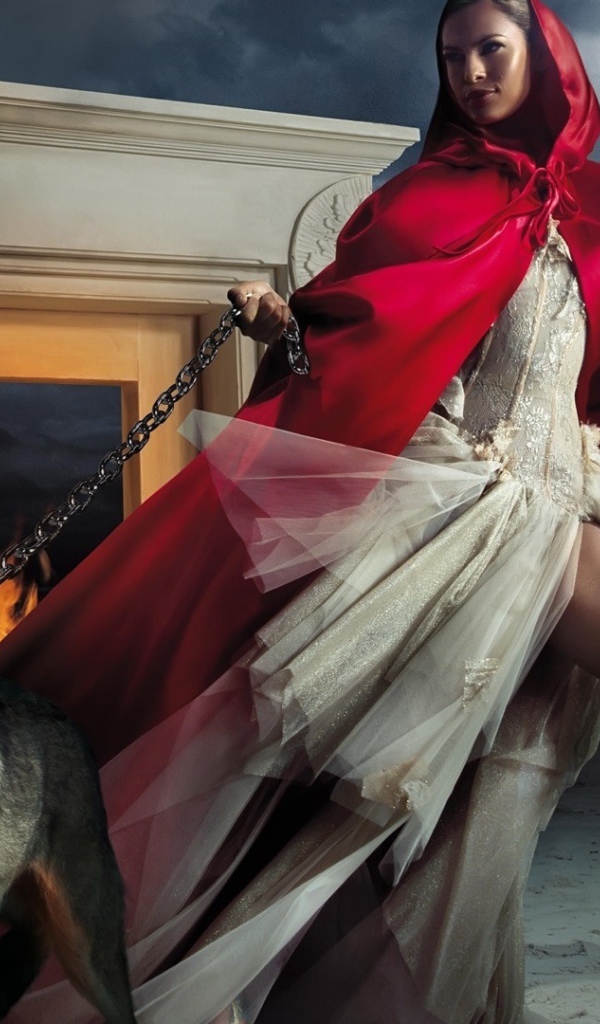 Ева Мендес с собакой