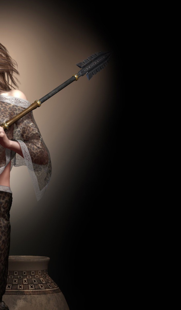 Девушка с копьем