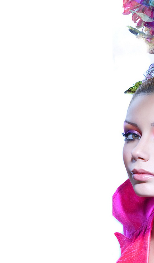 Портрет на белом фоне