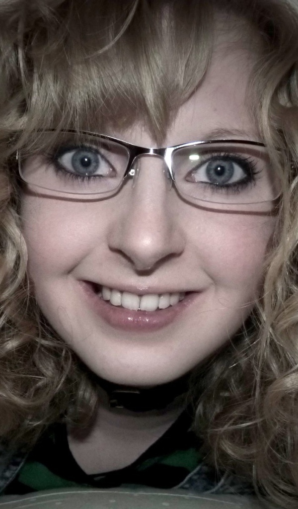 	   Blonde in glasses