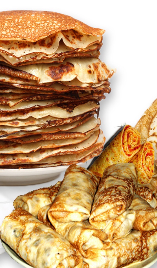 Обилие блинов на Масленицу